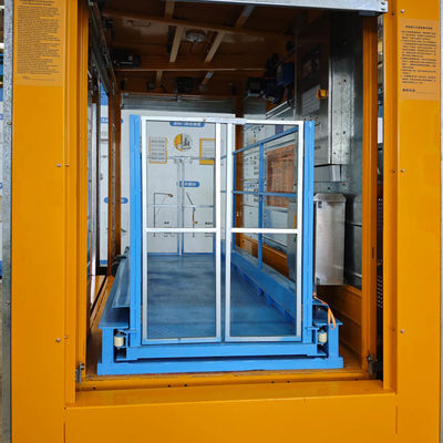 800kg3200kg Capacity Construction Site Hoist Single Mast Main Girder Form Frequency Control Motor for Vertical Transport