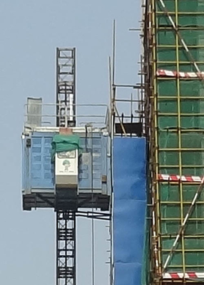 Inverter Controlled Building Site Lift for Efficient Lifting up to 450m
